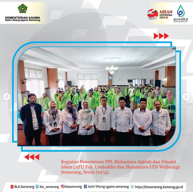 73 Mahasiswa AFI UIN Walisongo Semarang, PPL di BLAS