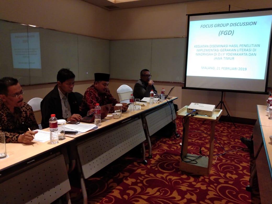 Diseminasi Hasil Penelitian Implementasi Gerakan Literasi Madrasah di Malang, Jawa Timur